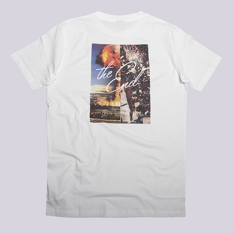 мужская белая футболка K1X The End Tee 1163-2507/0129 - цена, описание, фото 3